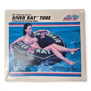 VTG 2004 Intex River Rat Tube 48" Inflatable Float Open Box Untested NOS